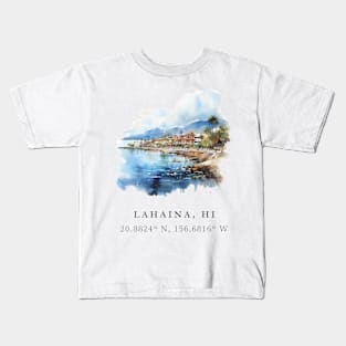 Impressions of Lahaina Kids T-Shirt